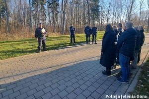 ćwiczenia egida w Komendzie Miejskiej Policji w Jeleniej Górze