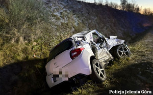 pojazd Citroen po wypadku