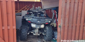 zabezpieczone rowery i quad