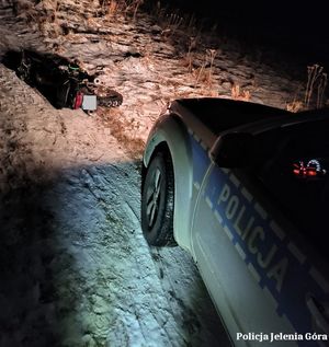 motocykl i radiowóz