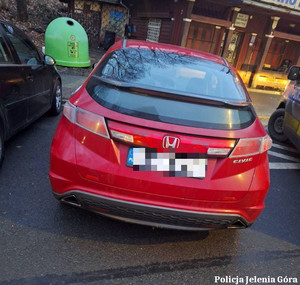 Pojazd Honda zatrzymany do kontroli