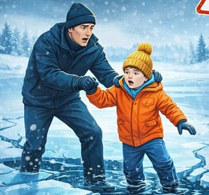 Chodzenie po lodzie to śmiertelne zagrożenie. Apel Policji o rozsądek