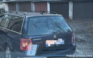 zatrzymany pojazd do kontroli VW