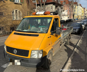 Pojazd VW zatrzymany do kontroli