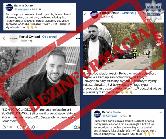Stop dezinformacji w sprawie wypadku posła