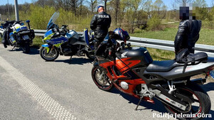 Policjanci podczas działań