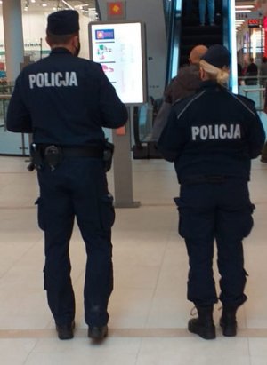 Jeleniogórscy policjanci podczas służby